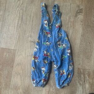 Vintage Disney baby corduroy overalls